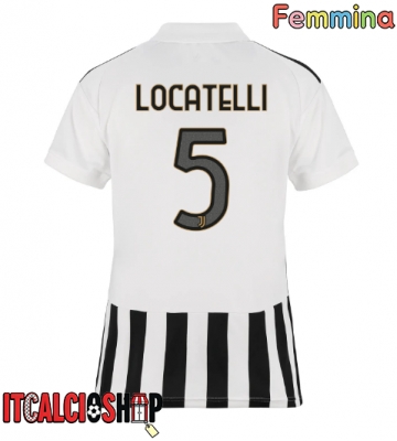 Juventus Manuel Locatelli #5 Prima Maglia Femmina 2026-27 Manica Corta Juventus Manuel Locatelli #5 Prima Maglia Femmina 2026-27 Manica Corta